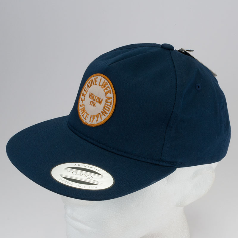 Buy Volcom Clothing Hat Timer Velco Back Blue Black at Skate Pharm